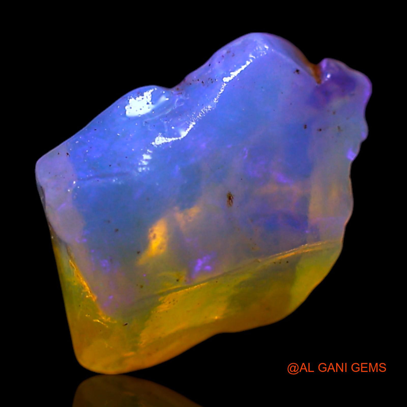 2.00 Cts Unheated Australian Fire Opal Loose Gemstone Fancy Rough Natural 11x7x6 mm RF-597