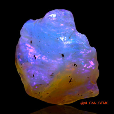 Natural Untreated Fire Opal Loose Gemstone Fancy Rough From Australia 1.00 Cts 11x8x5 mm RF-598