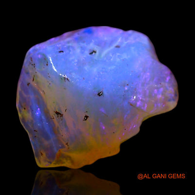 Natural Untreated Fire Opal Loose Gemstone Fancy Rough From Australia 1.00 Cts 11x8x5 mm RF-598