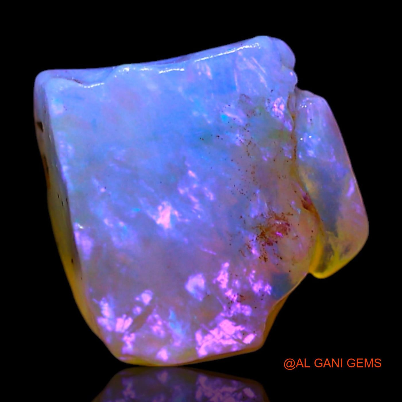 2.00 Cts Unheated Australian Fire Opal Loose Gemstone Fancy Rough Natural 9x8x5 mm RF-599