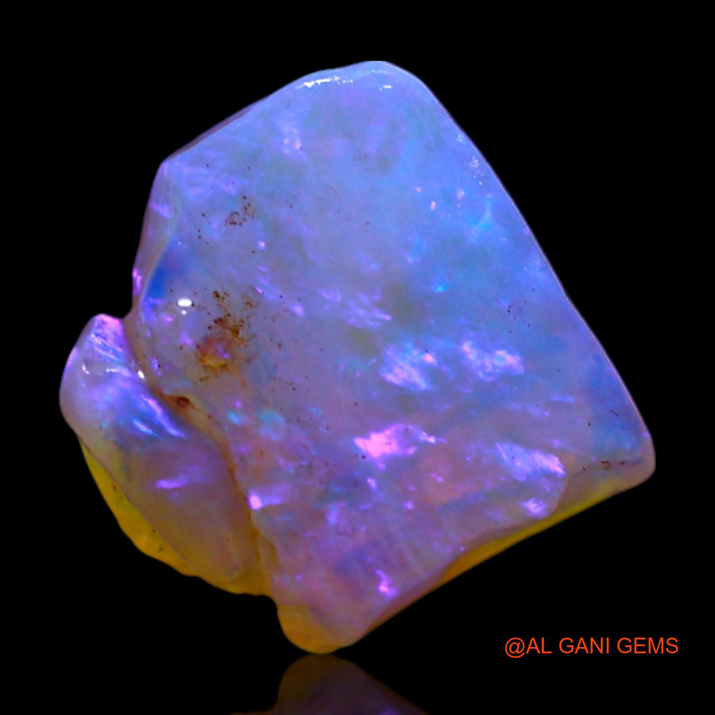 2.00 Cts Unheated Australian Fire Opal Loose Gemstone Fancy Rough Natural 9x8x5 mm RF-599