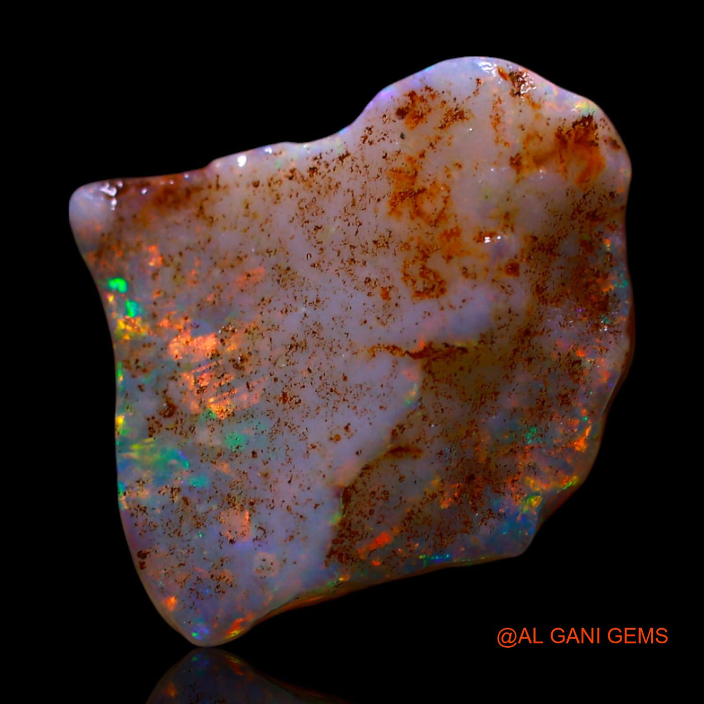 3.00 Cts Natural Australian Fire Opal Fancy Rough Loose Gemstone For Jewelry 16x12x4 mm RF-600