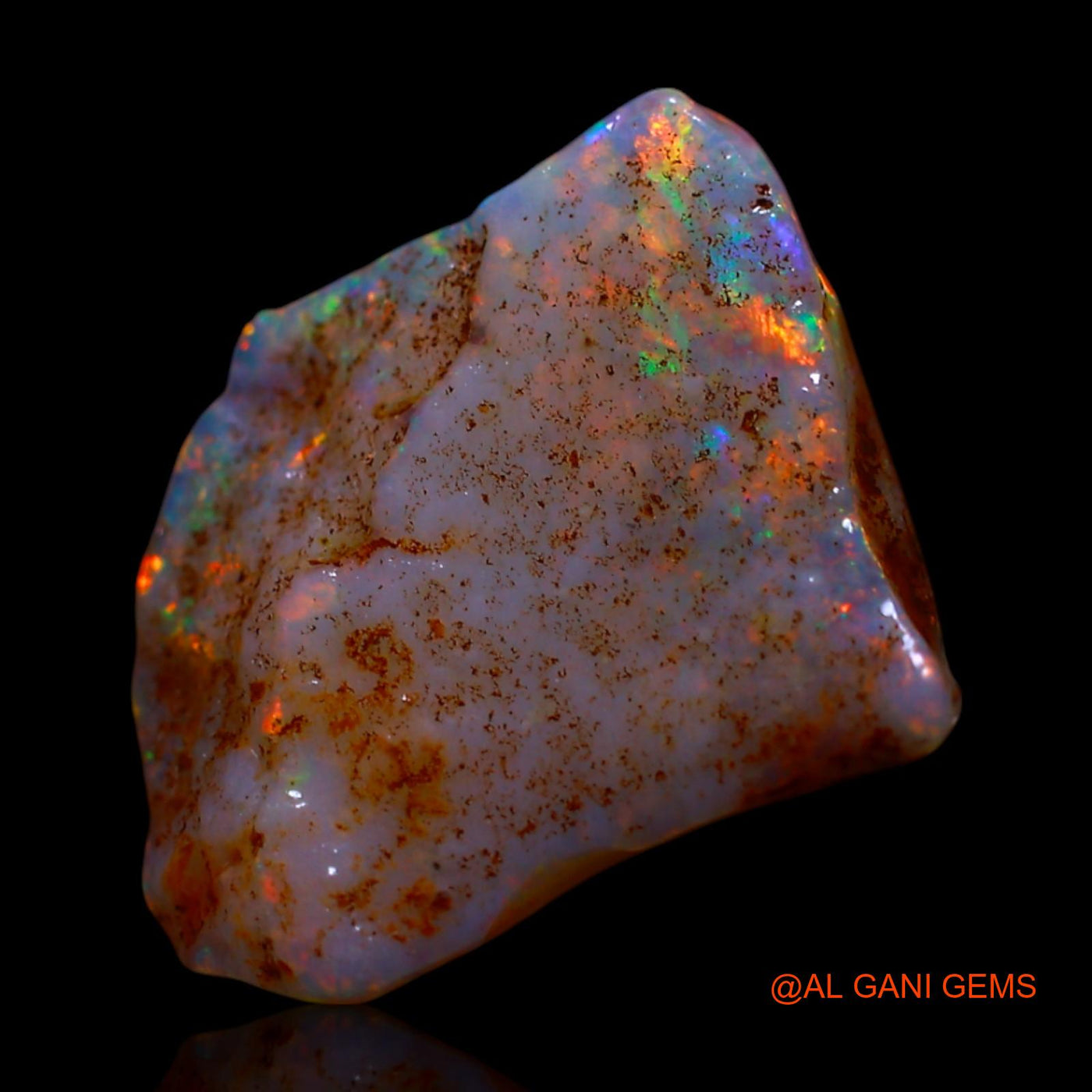 3.00 Cts Natural Australian Fire Opal Fancy Rough Loose Gemstone For Jewelry 16x12x4 mm RF-600