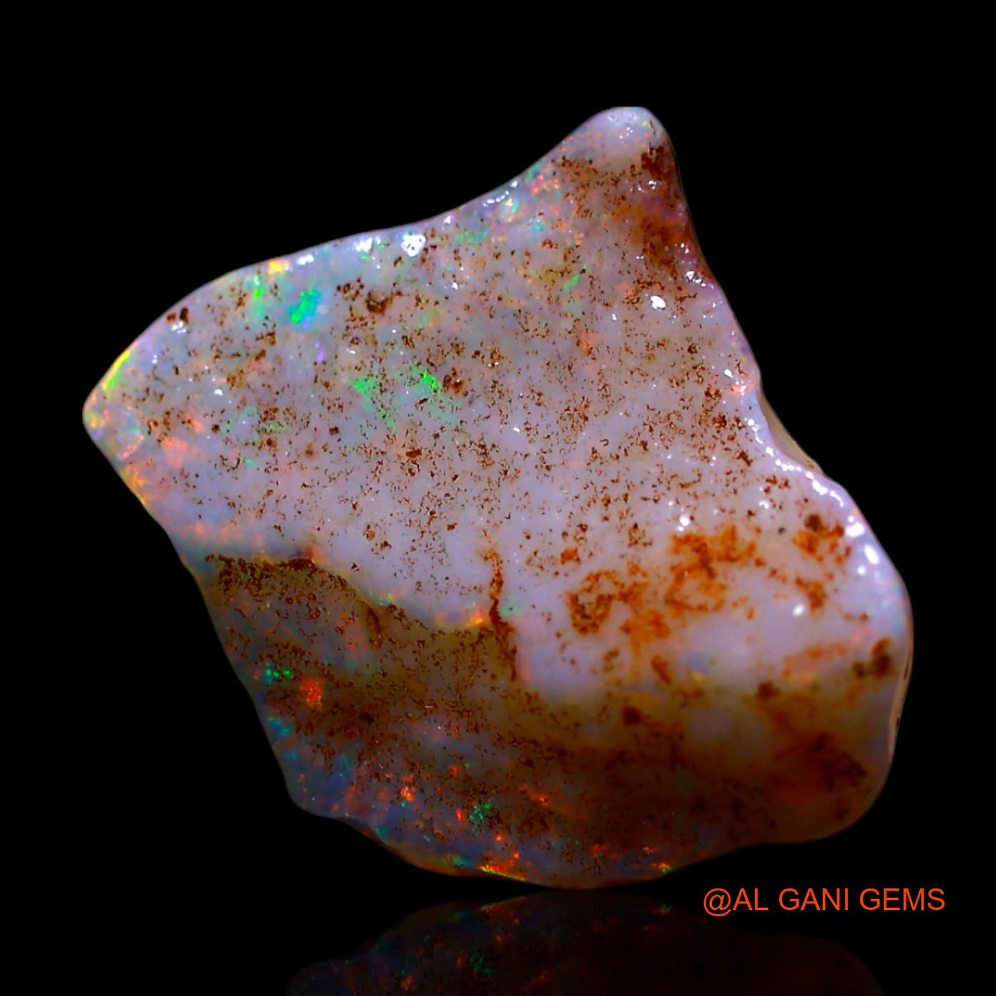 3.00 Cts Natural Australian Fire Opal Fancy Rough Loose Gemstone For Jewelry 16x12x4 mm RF-600