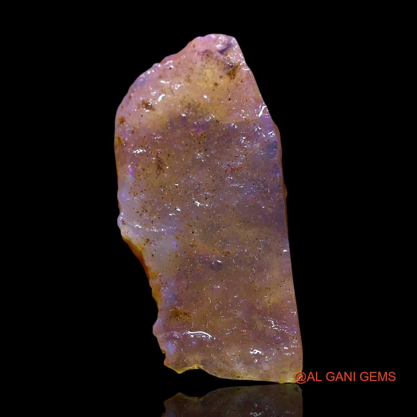 Natural Untreated Fire Opal Loose Gemstone Fancy Rough From Australia 10.00 Cts 29x14x4 mm RF-601