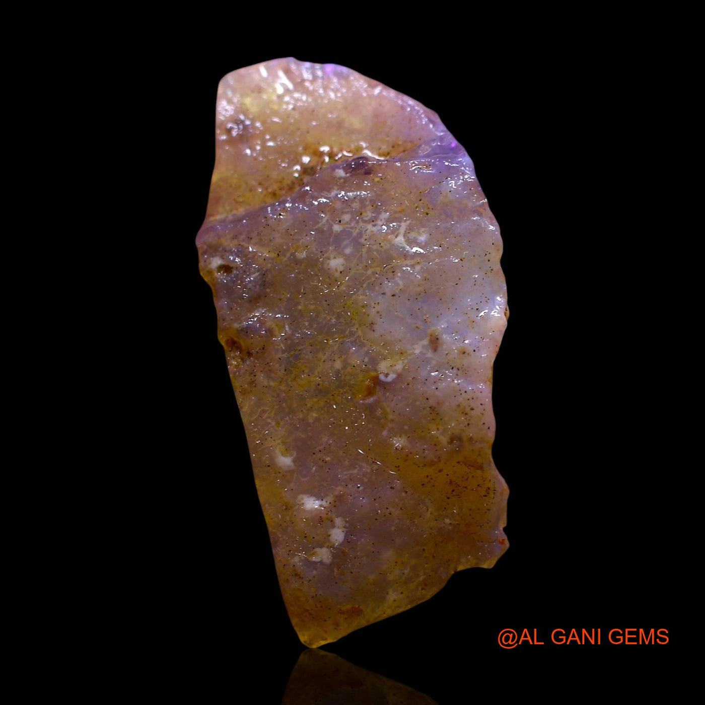 Natural Untreated Fire Opal Loose Gemstone Fancy Rough From Australia 10.00 Cts 29x14x4 mm RF-601