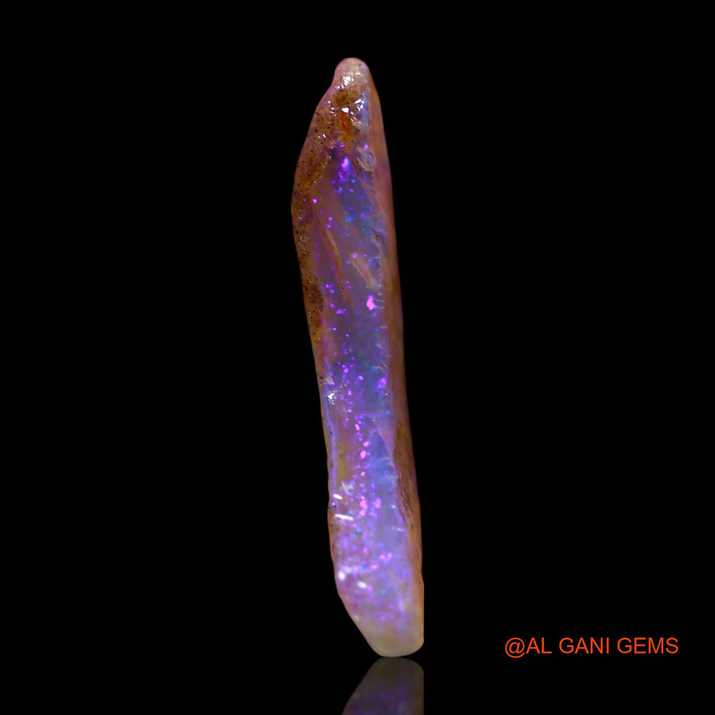 7.00 Cts Natural Australian Fire Opal Loose Gemstone Fancy Rough 21x15x3 mm RF-604