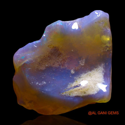 8.00 Cts Natural Australian Fire Opal Loose Gemstone Fancy Rough 17x15x4 mm RF-605