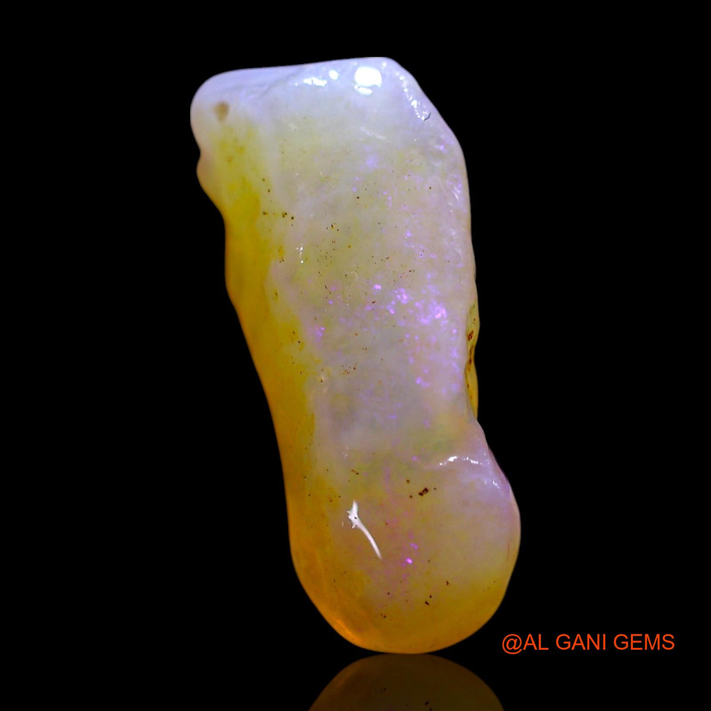 4.00 Cts Natural Australian Fire Opal Fancy Rough Loose Gemstone For Jewelry 18x8x6 mm RF-617