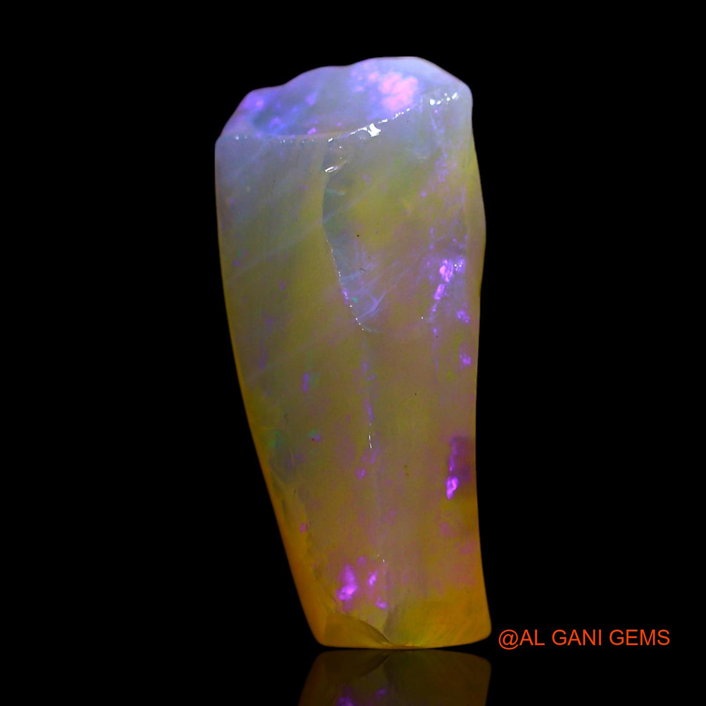 5.00 Cts Natural Australian Fire Opal Fancy Rough Loose Gemstone For Jewelry 17x8x5 mm RF-619