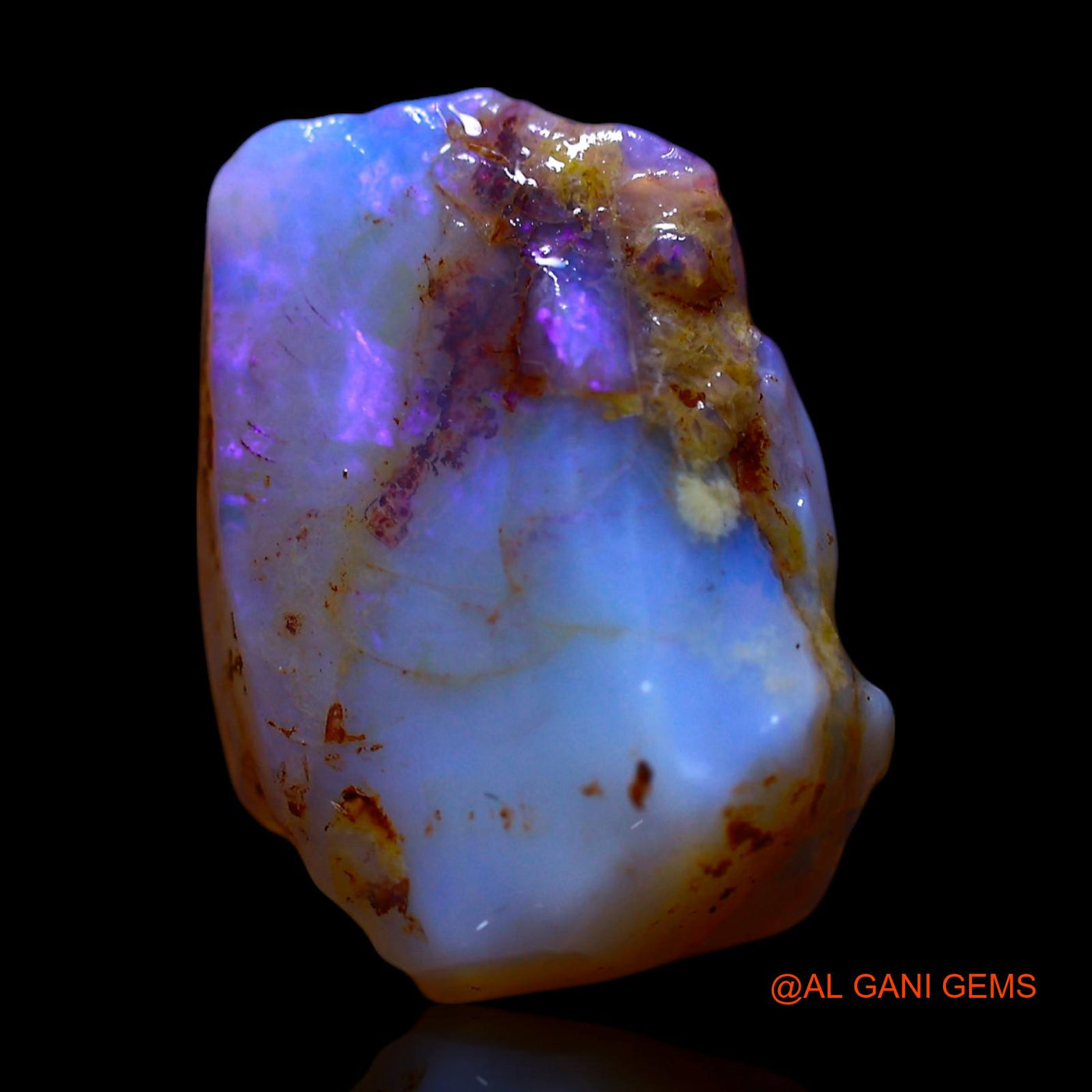 Natural Untreated Fire Opal Loose Gemstone Fancy Rough From Australia 5.00 Cts 15x11x5 mm RF-621