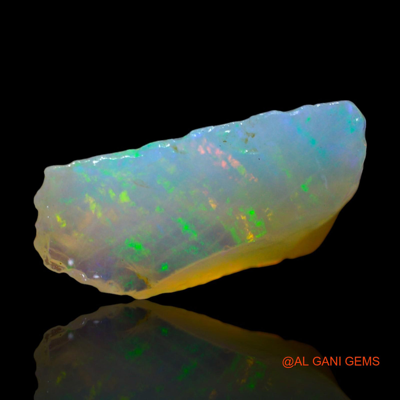 4.00 Cts Natural Australian Fire Opal Loose Gemstone Fancy Rough 15x8x6 mm RF-622