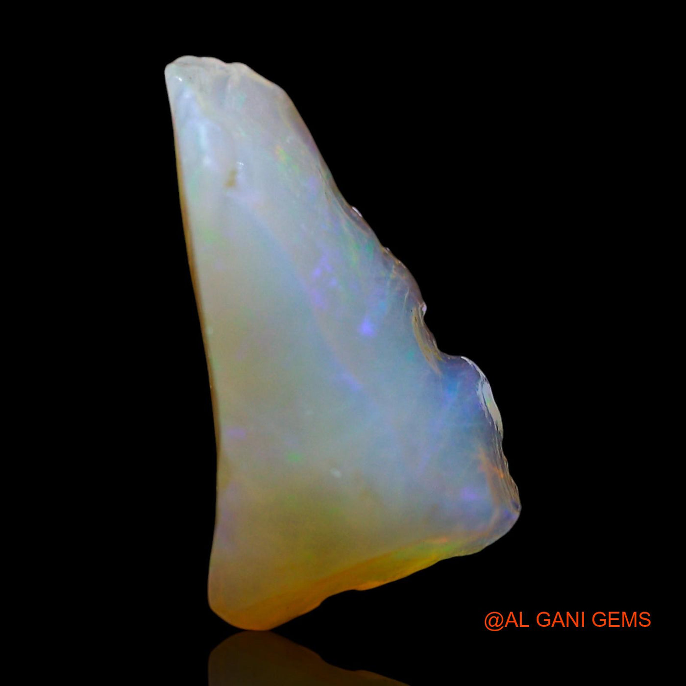 4.00 Cts Natural Australian Fire Opal Loose Gemstone Fancy Rough 15x8x6 mm RF-622