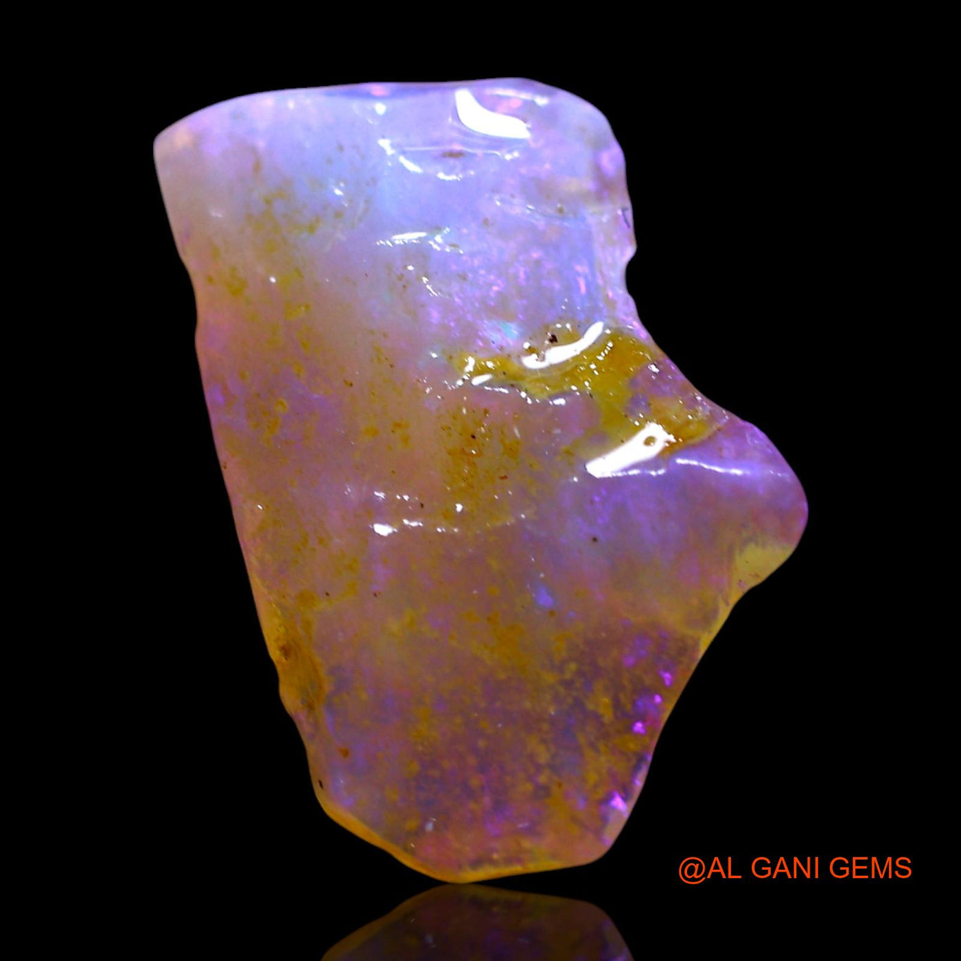 3.00 Cts Natural Australian Fire Opal Loose Gemstone Fancy Rough 17x10x4 mm RF-624