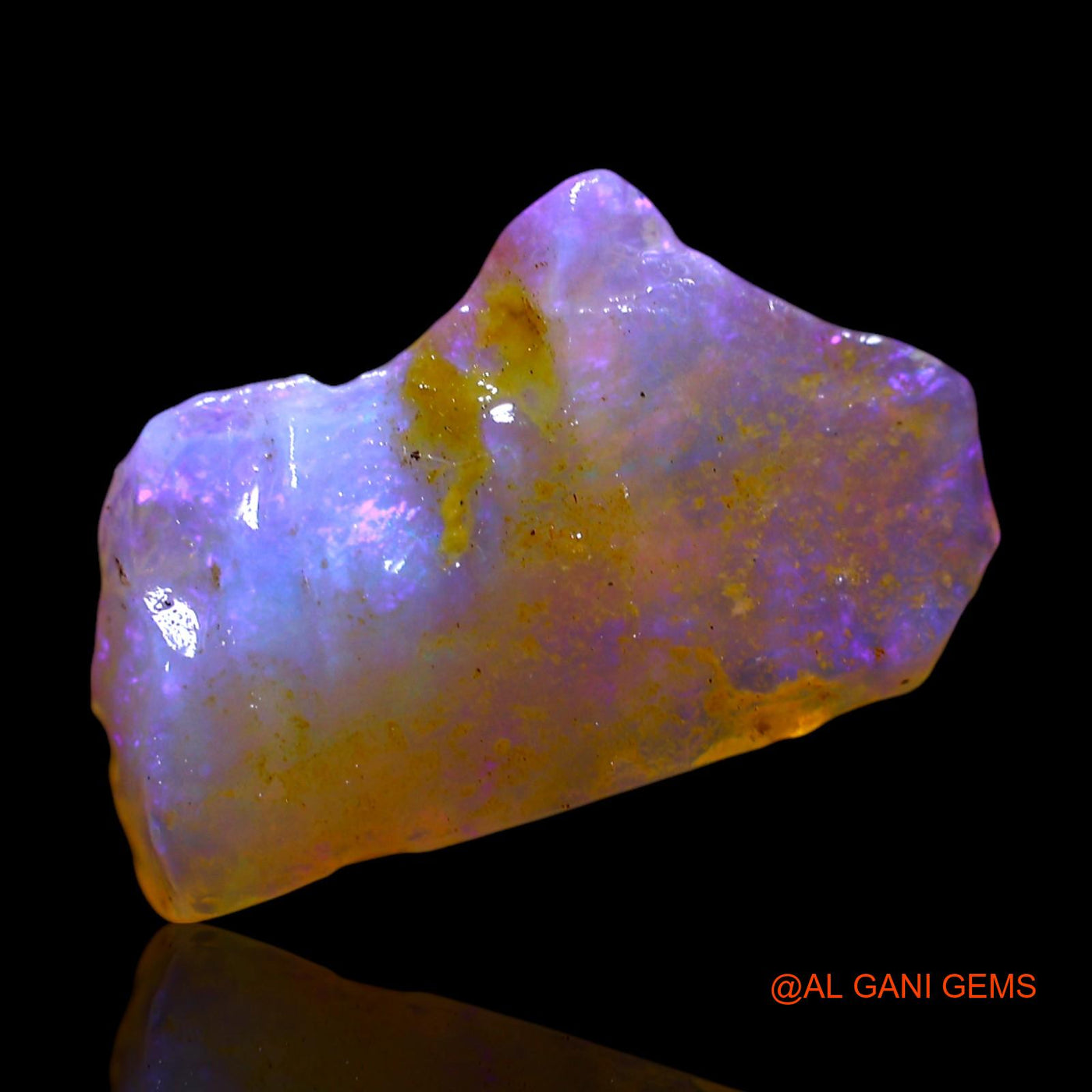 3.00 Cts Natural Australian Fire Opal Loose Gemstone Fancy Rough 17x10x4 mm RF-624