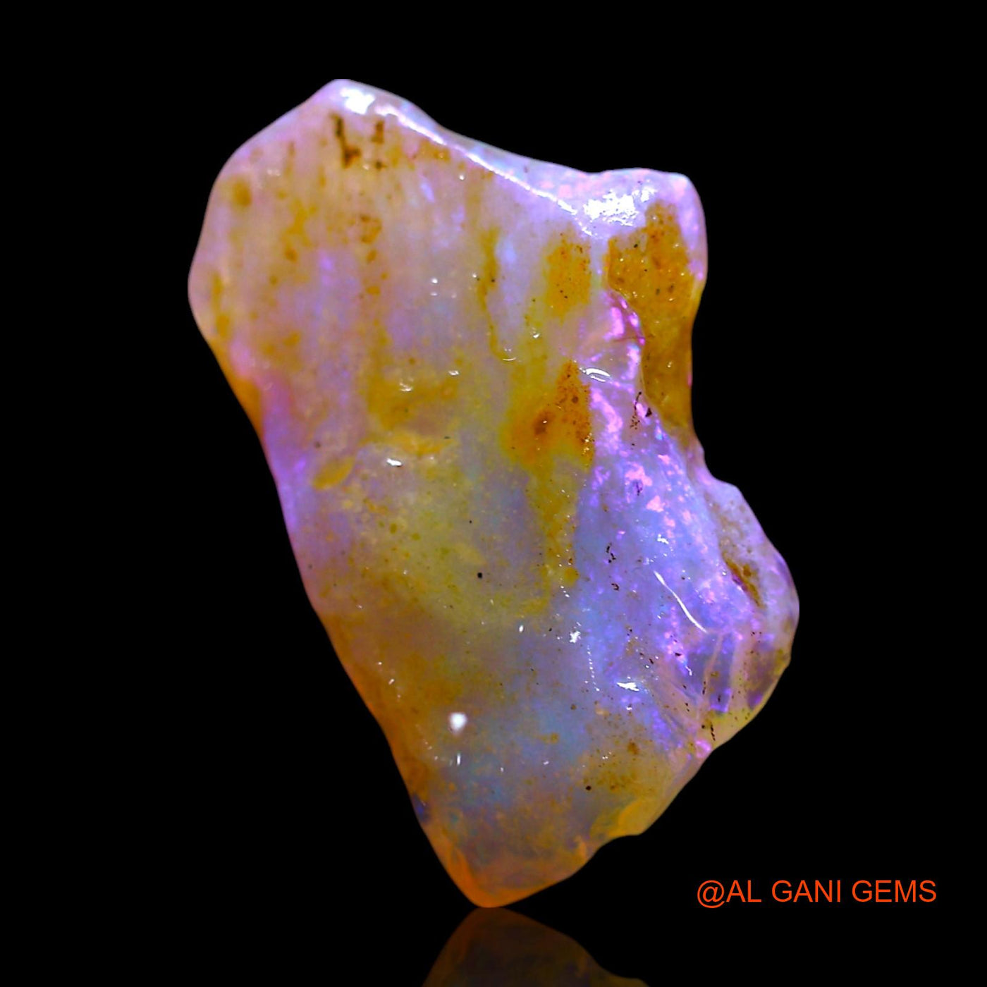 3.00 Cts Natural Australian Fire Opal Loose Gemstone Fancy Rough 17x10x4 mm RF-624