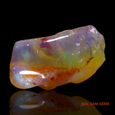 Natural Untreated Fire Opal Loose Gemstone Fancy Rough From Australia 4.00 Cts 16x8x5 mm RF-627