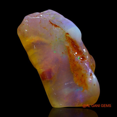Natural Untreated Fire Opal Loose Gemstone Fancy Rough From Australia 4.00 Cts 16x8x5 mm RF-627