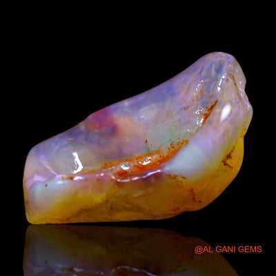 Natural Untreated Fire Opal Loose Gemstone Fancy Rough From Australia 4.00 Cts 16x8x5 mm RF-627