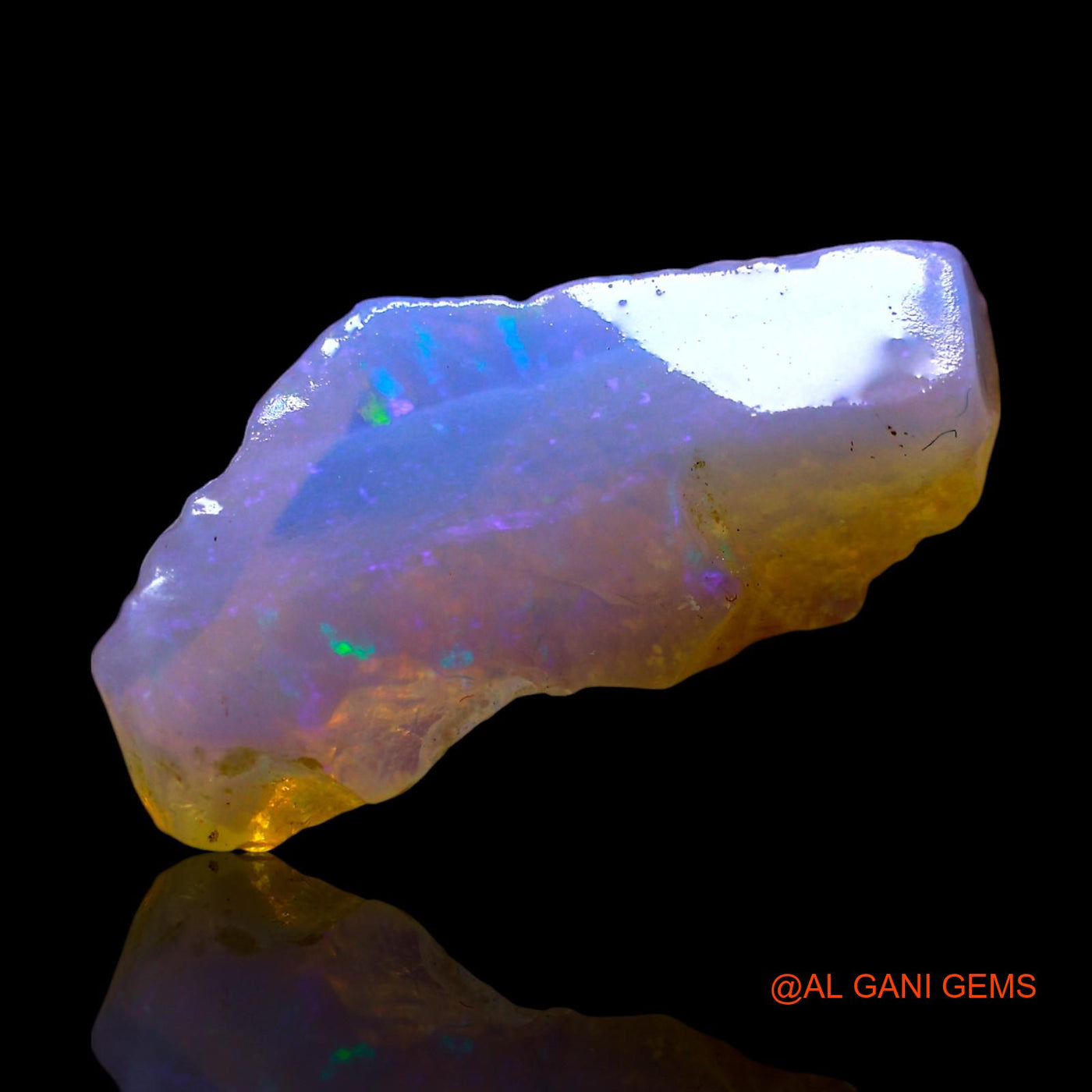 4.00 Cts Natural Australian Fire Opal Fancy Rough Loose Gemstone For Jewelry 19x9x4 mm RF-628