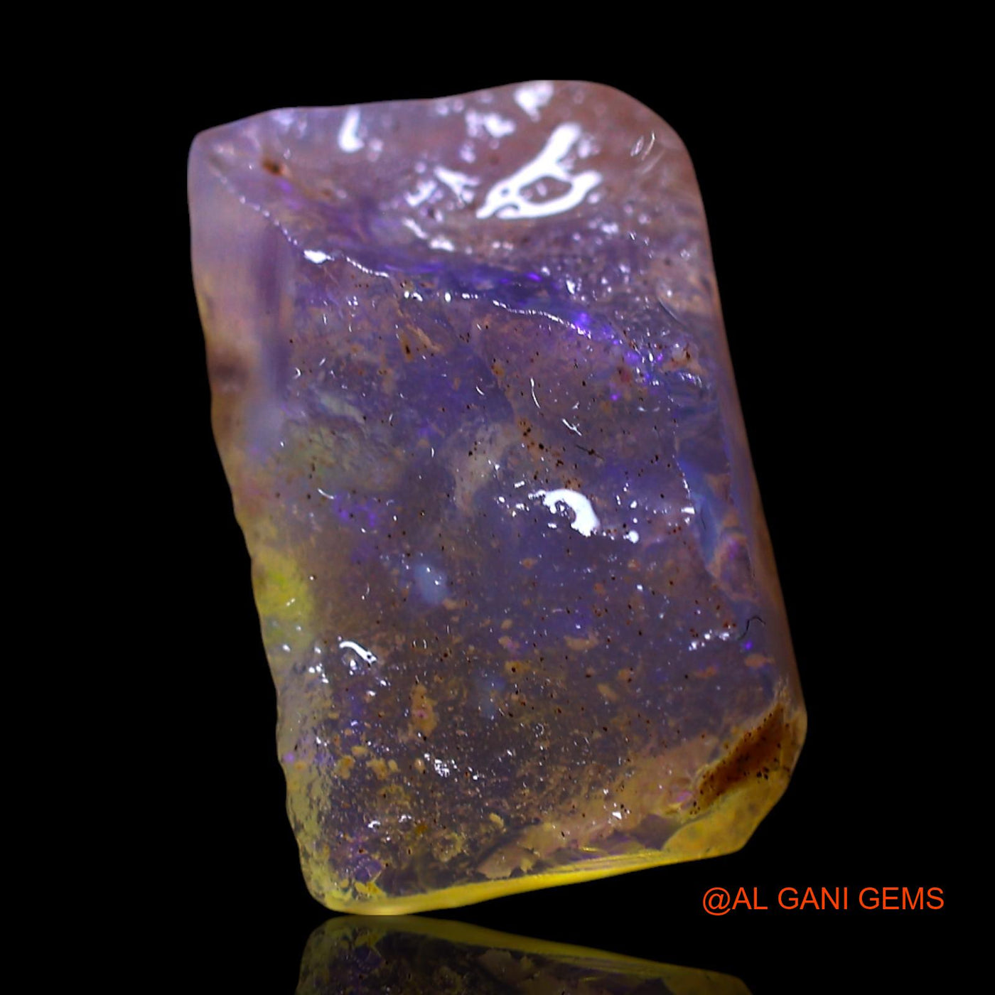 4.00 Cts Natural Australian Fire Opal Fancy Rough Loose Gemstone For Jewelry 14x9x5 mm RF-629