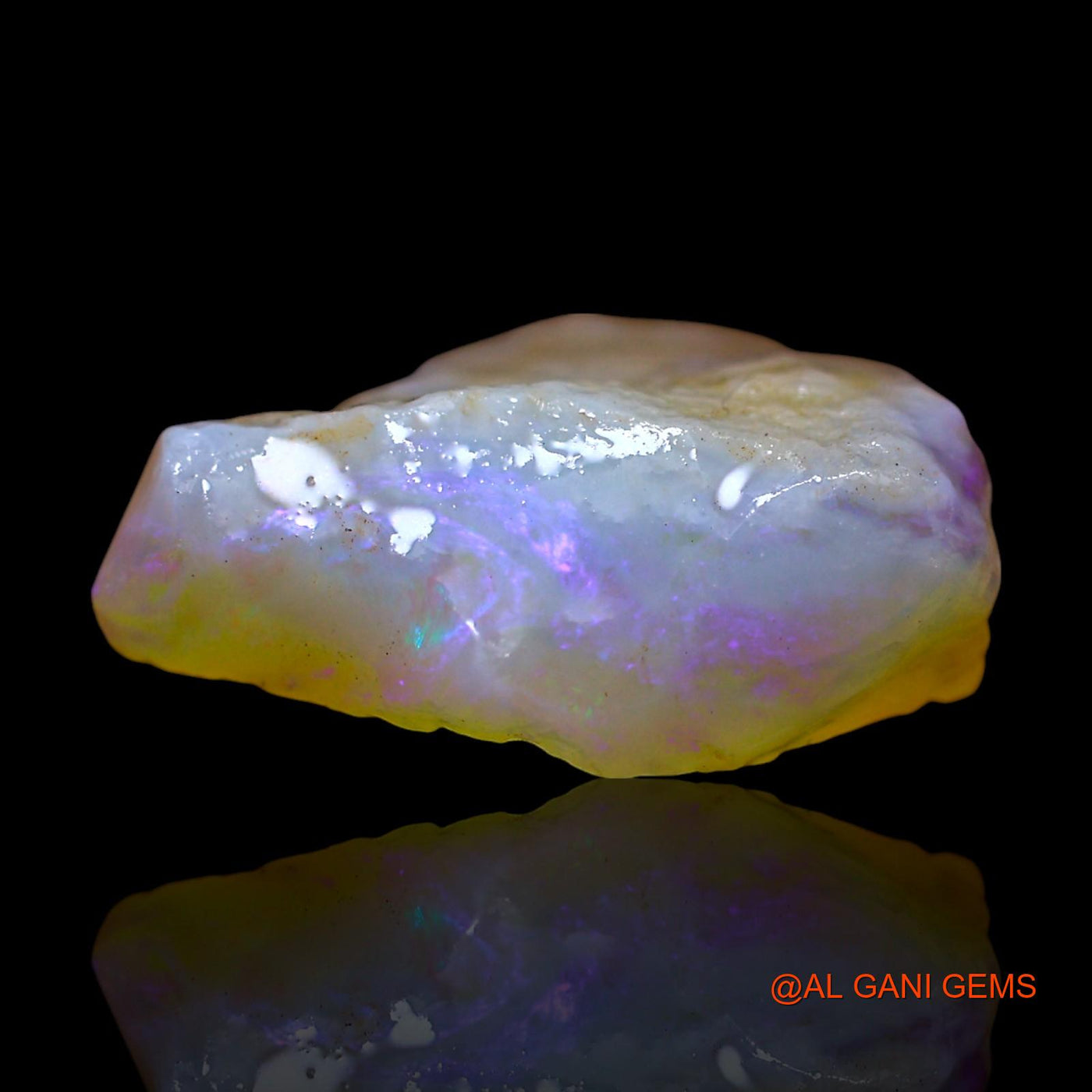5.00 Cts Unheated Australian Fire Opal Loose Gemstone Fancy Rough Natural 15x13x5 mm RF-62