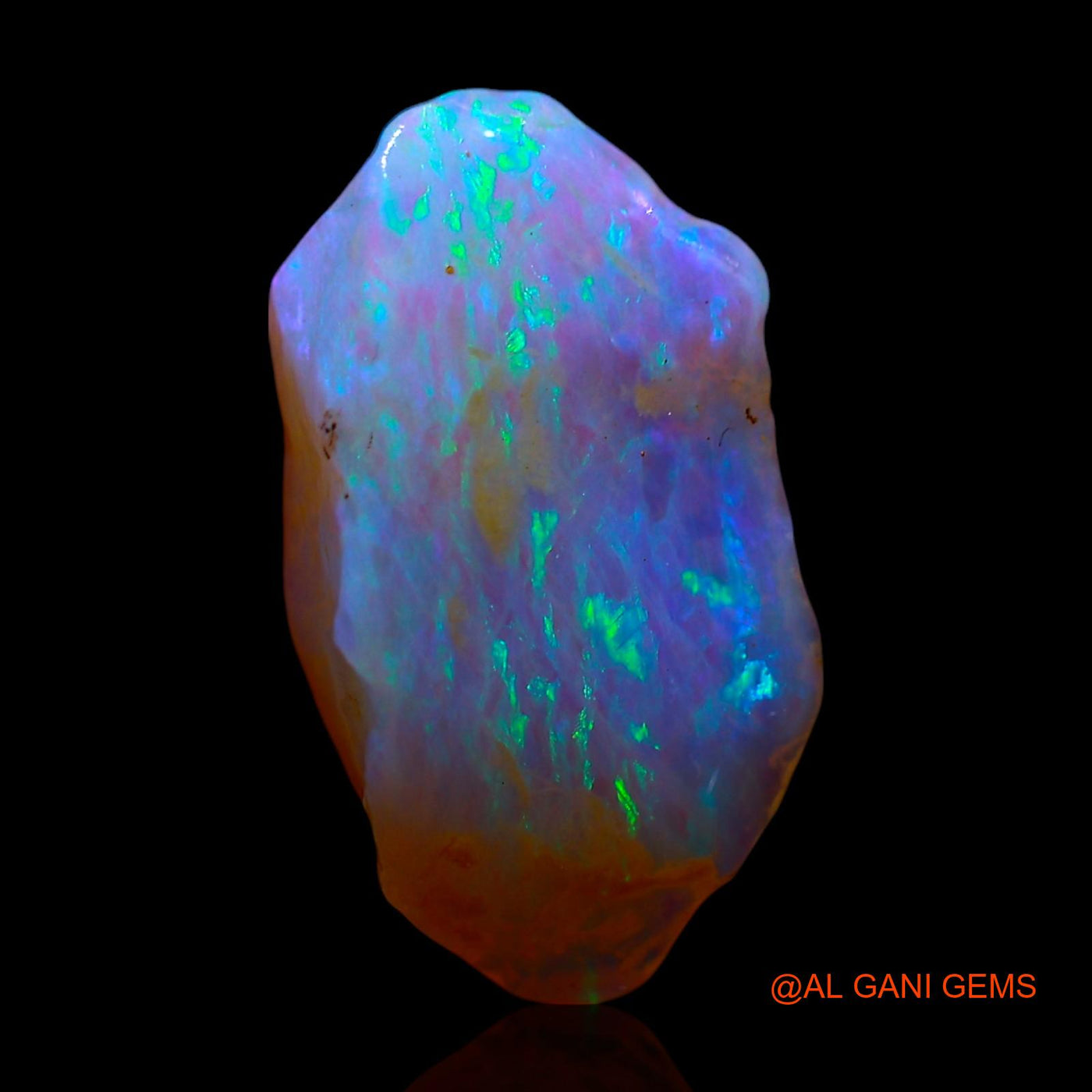 2.00 Cts Natural Australian Fire Opal Fancy Rough Loose Gemstone For Jewelry 15x8x4 mm RF-632