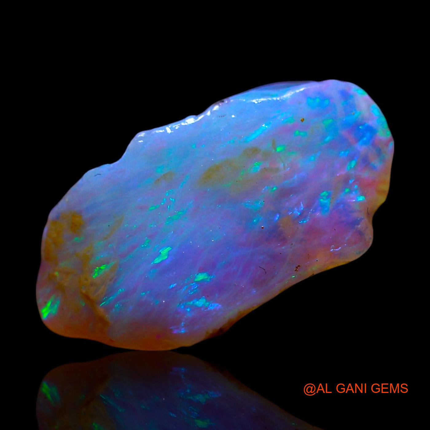 2.00 Cts Natural Australian Fire Opal Fancy Rough Loose Gemstone For Jewelry 15x8x4 mm RF-632
