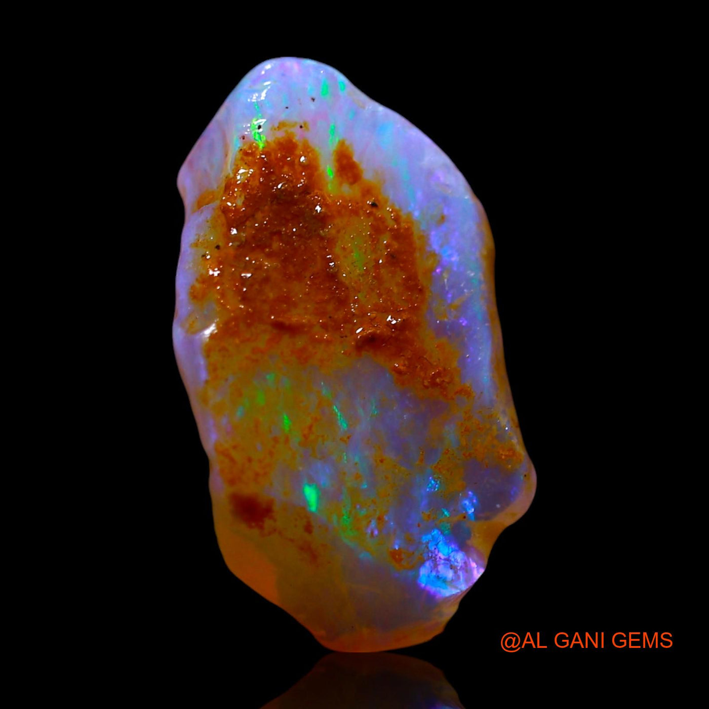 2.00 Cts Natural Australian Fire Opal Fancy Rough Loose Gemstone For Jewelry 15x8x4 mm RF-632