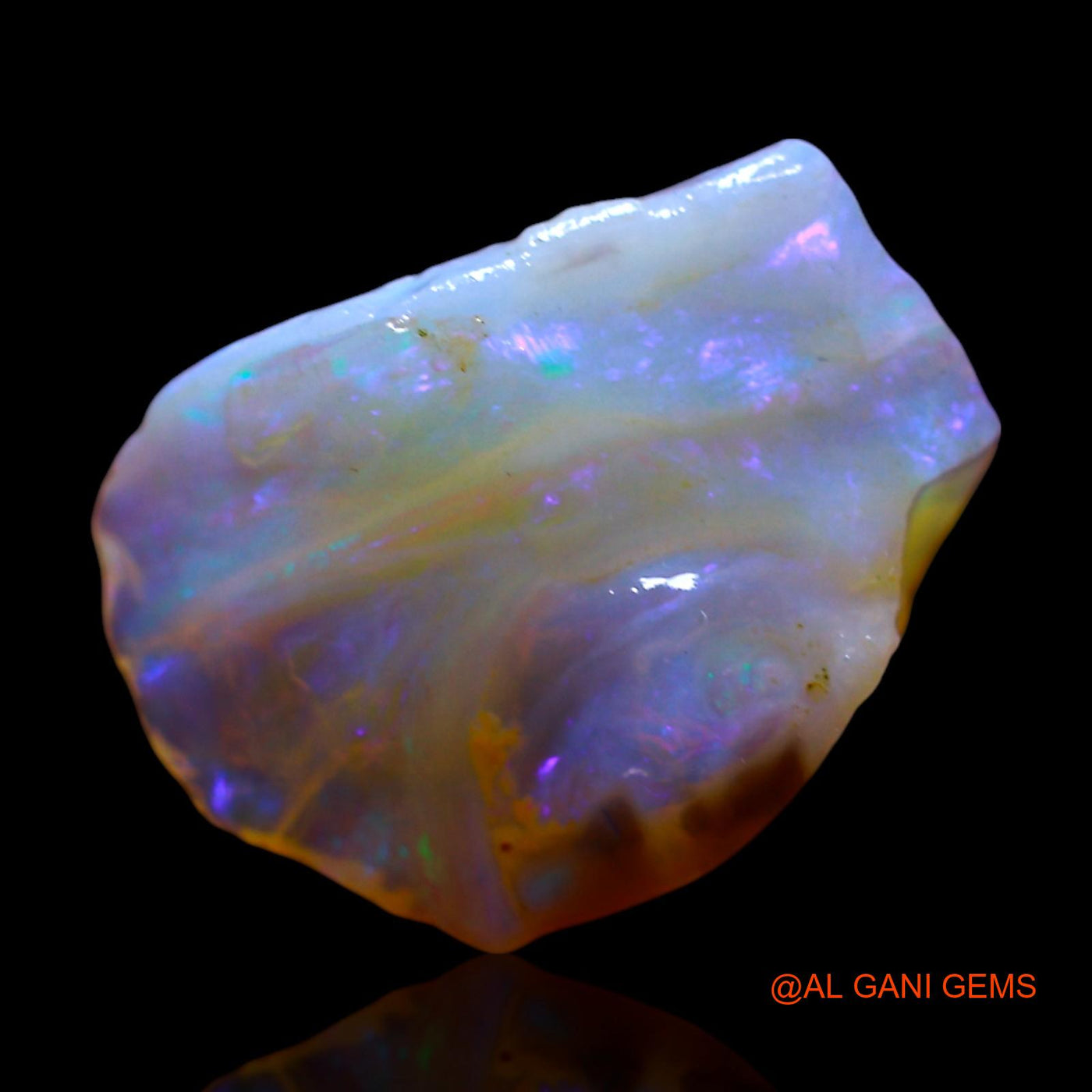 4.00 Cts Natural Australian Fire Opal Loose Gemstone Fancy Rough 14x10x4 mm RF-633