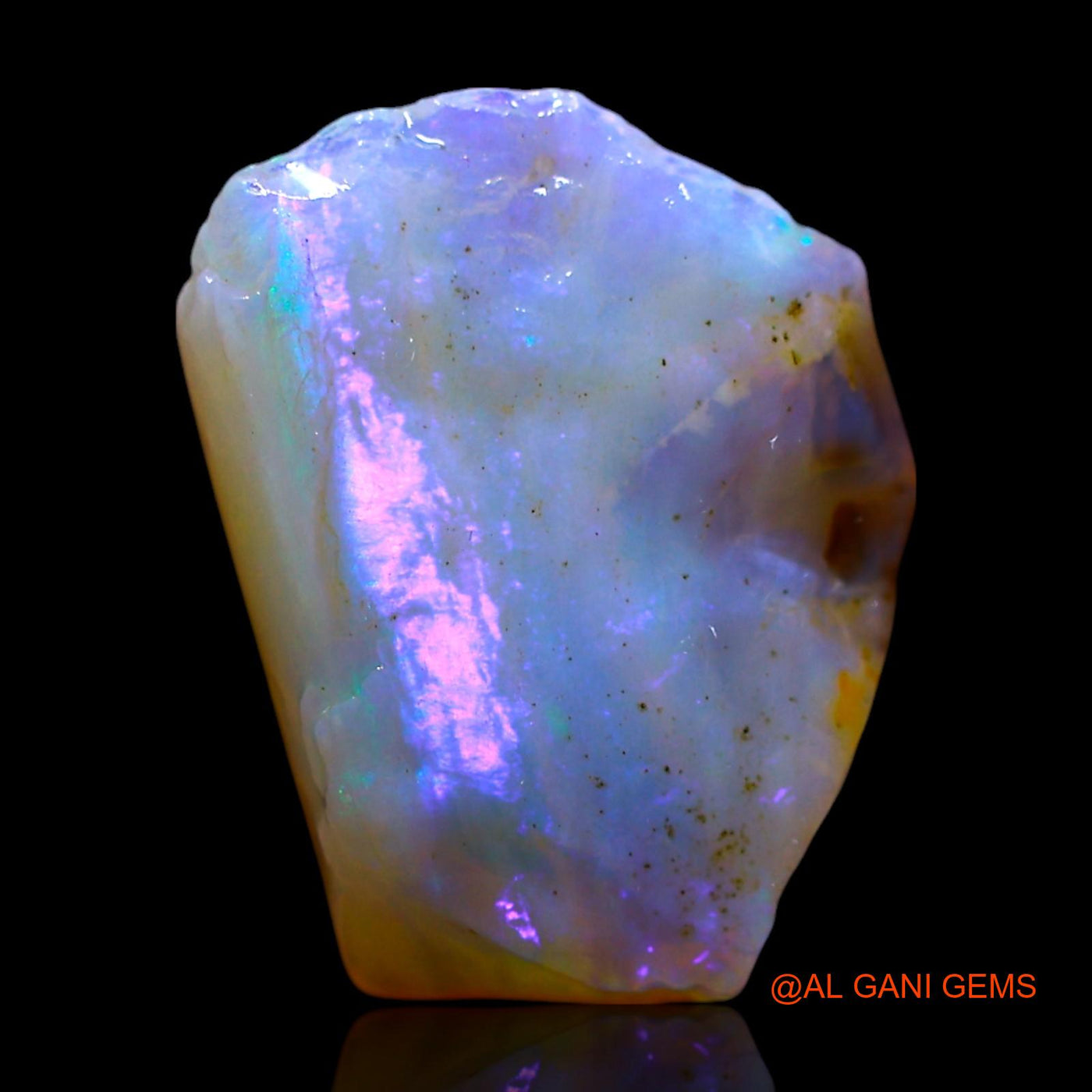 4.00 Cts Natural Australian Fire Opal Loose Gemstone Fancy Rough 14x10x4 mm RF-633