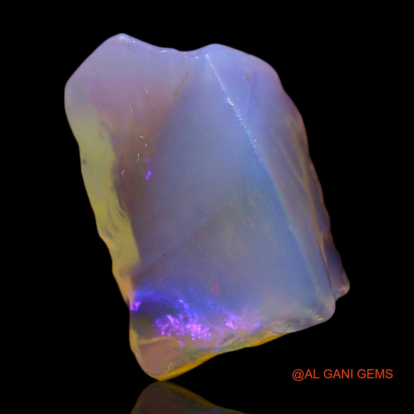 4.00 Cts Natural Australian Fire Opal Loose Gemstone Fancy Rough 15x10x5 mm RF-634