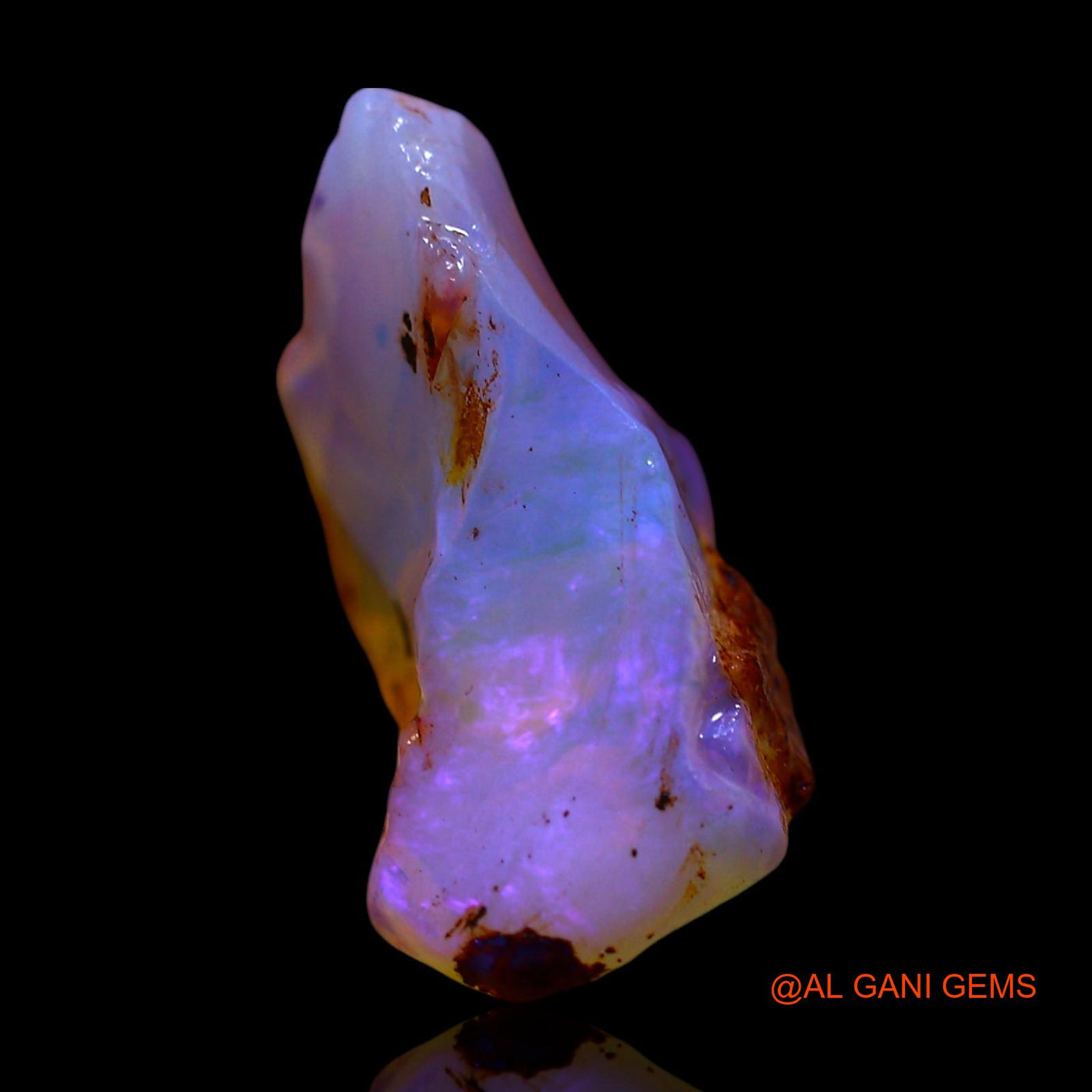 4.00 Cts Natural Australian Fire Opal Loose Gemstone Fancy Rough 16x8x7 mm RF-635