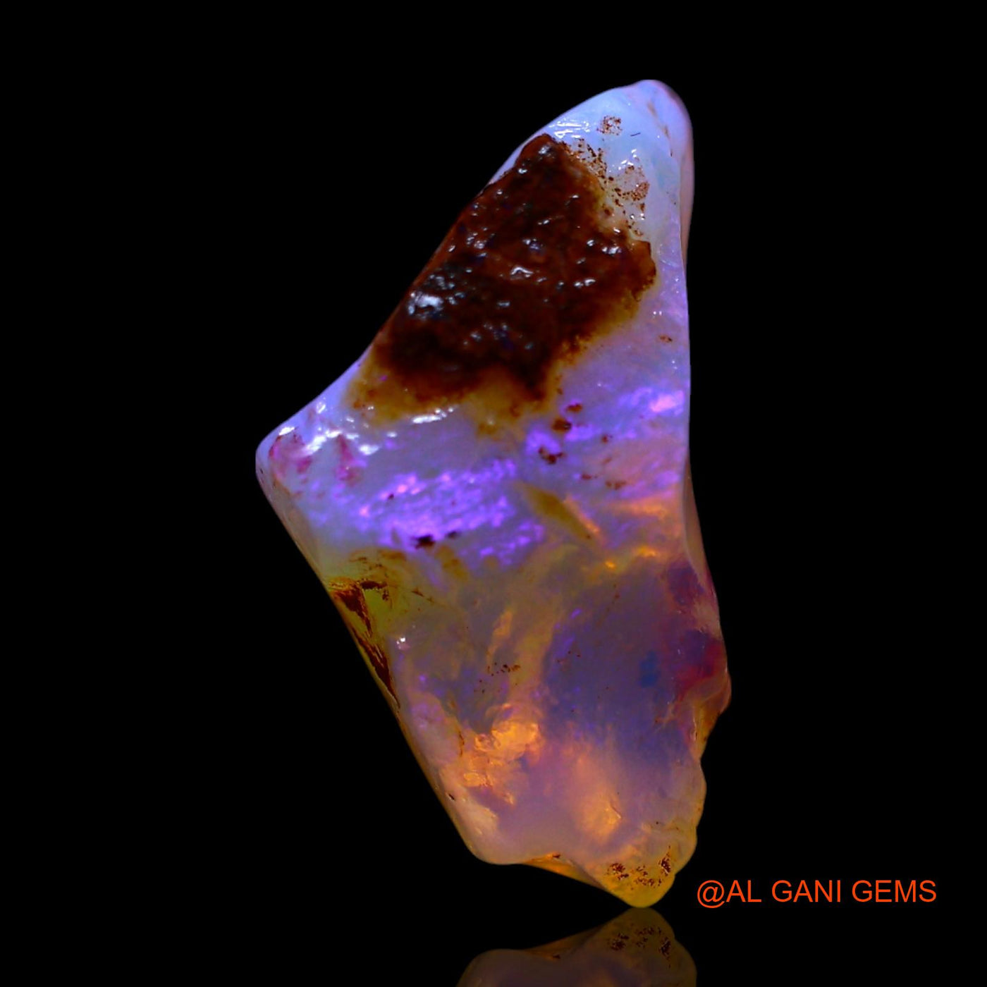 4.00 Cts Natural Australian Fire Opal Loose Gemstone Fancy Rough 16x8x7 mm RF-635