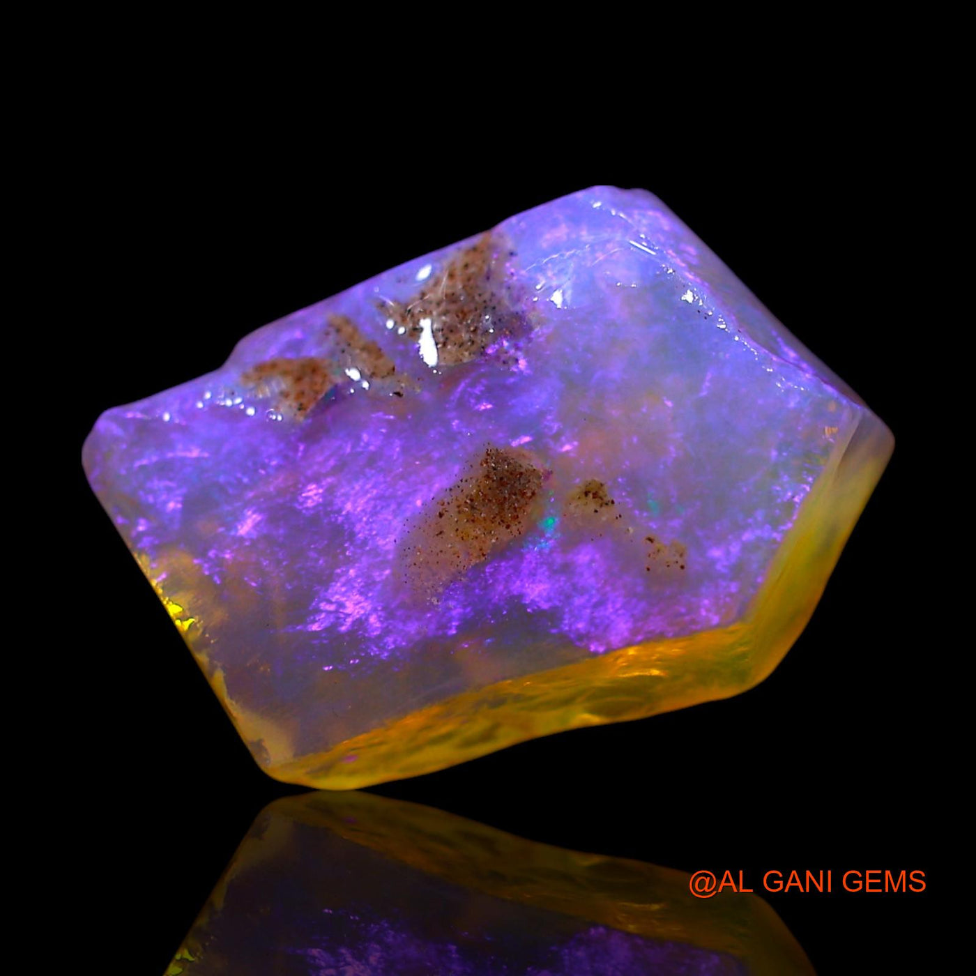 5.00 Cts Natural Australian Fire Opal Loose Gemstone Fancy Rough 14x10x5 mm RF-645