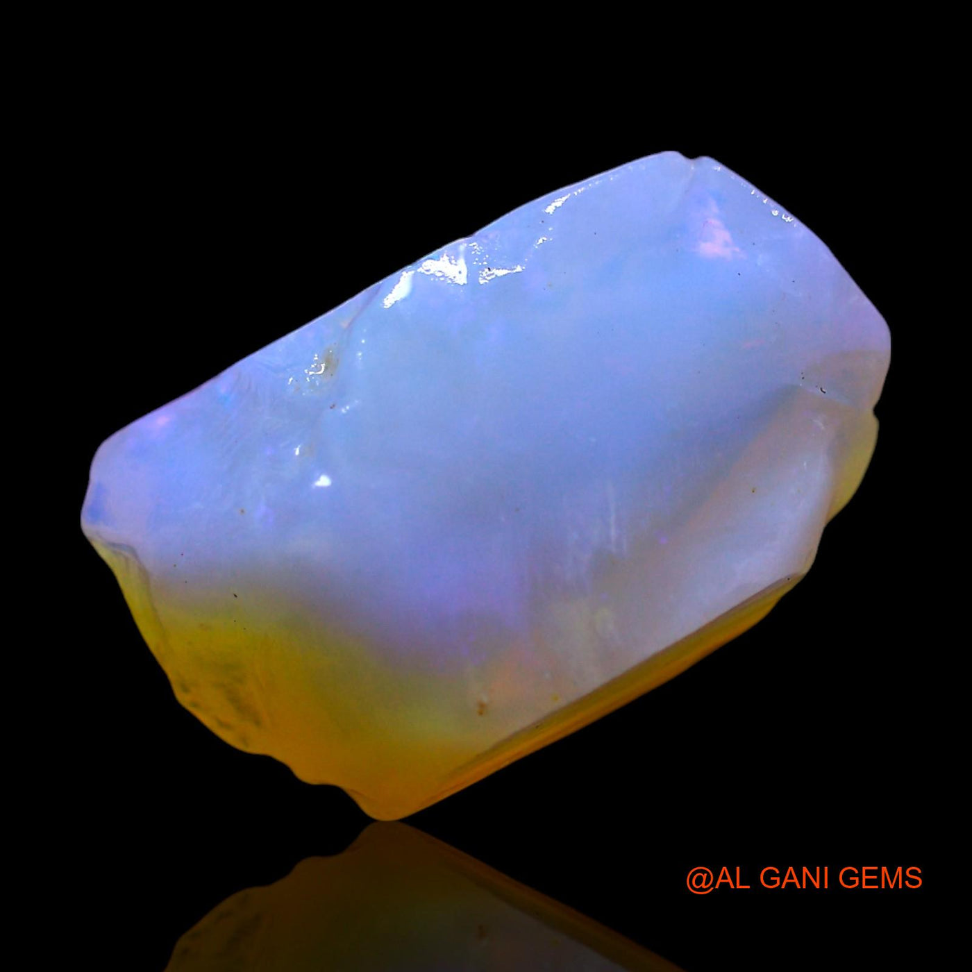 5.00 Cts Natural Australian Fire Opal Loose Gemstone Fancy Rough 15x8x6 mm RF-647