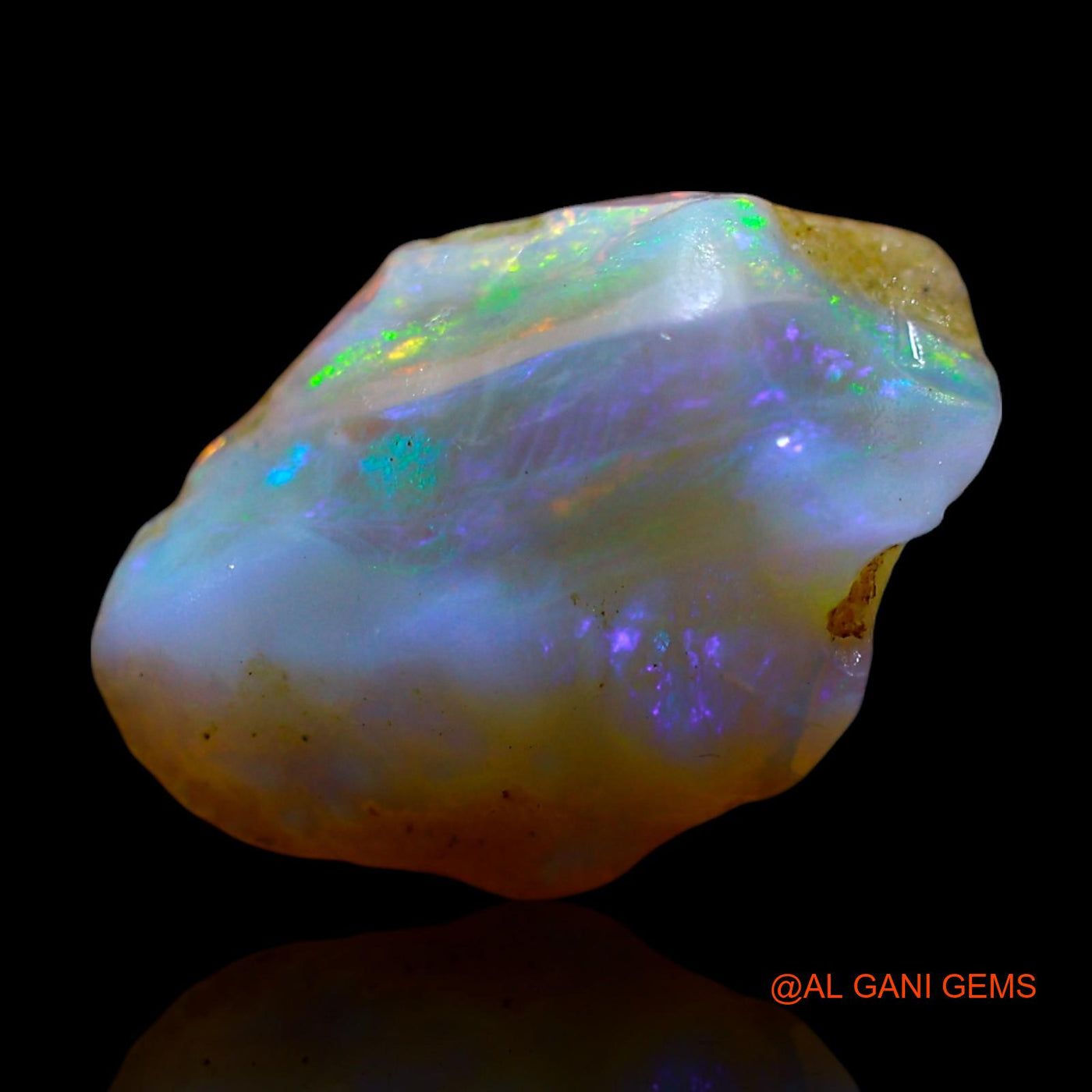 5.00 Cts Natural Australian Fire Opal Fancy Rough Loose Gemstone For Jewelry 15x11x6 mm RF-648