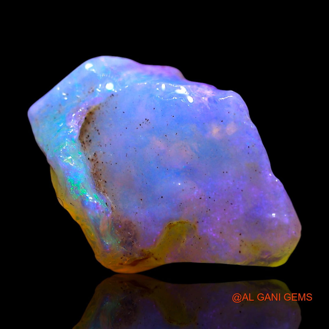 4.00 Cts Natural Australian Fire Opal Loose Gemstone Fancy Rough 16x11x6 mm RF-649