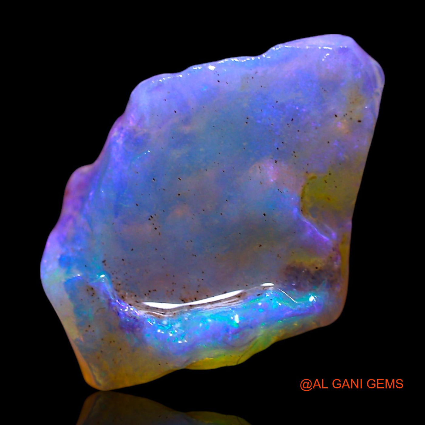 4.00 Cts Natural Australian Fire Opal Loose Gemstone Fancy Rough 16x11x6 mm RF-649