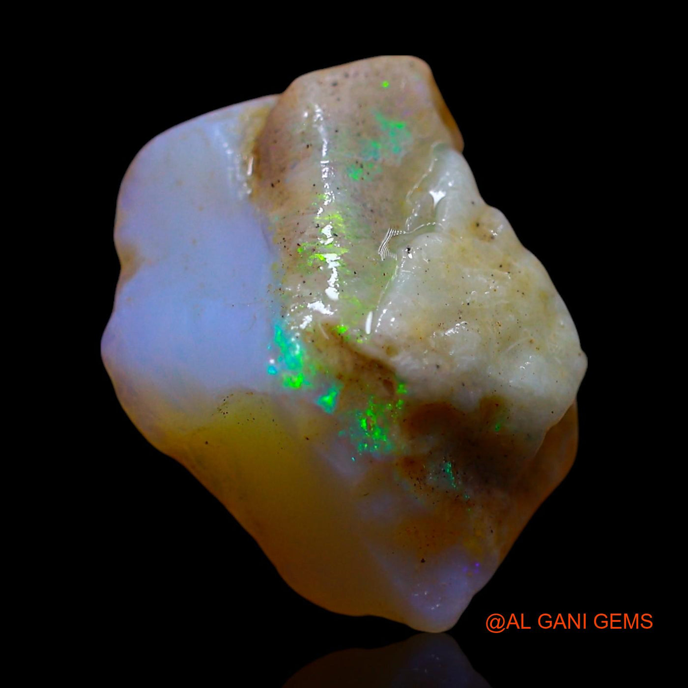 8.00 Cts Unheated Australian Fire Opal Loose Gemstone Fancy Rough Natural 15x12x8 mm RF-64