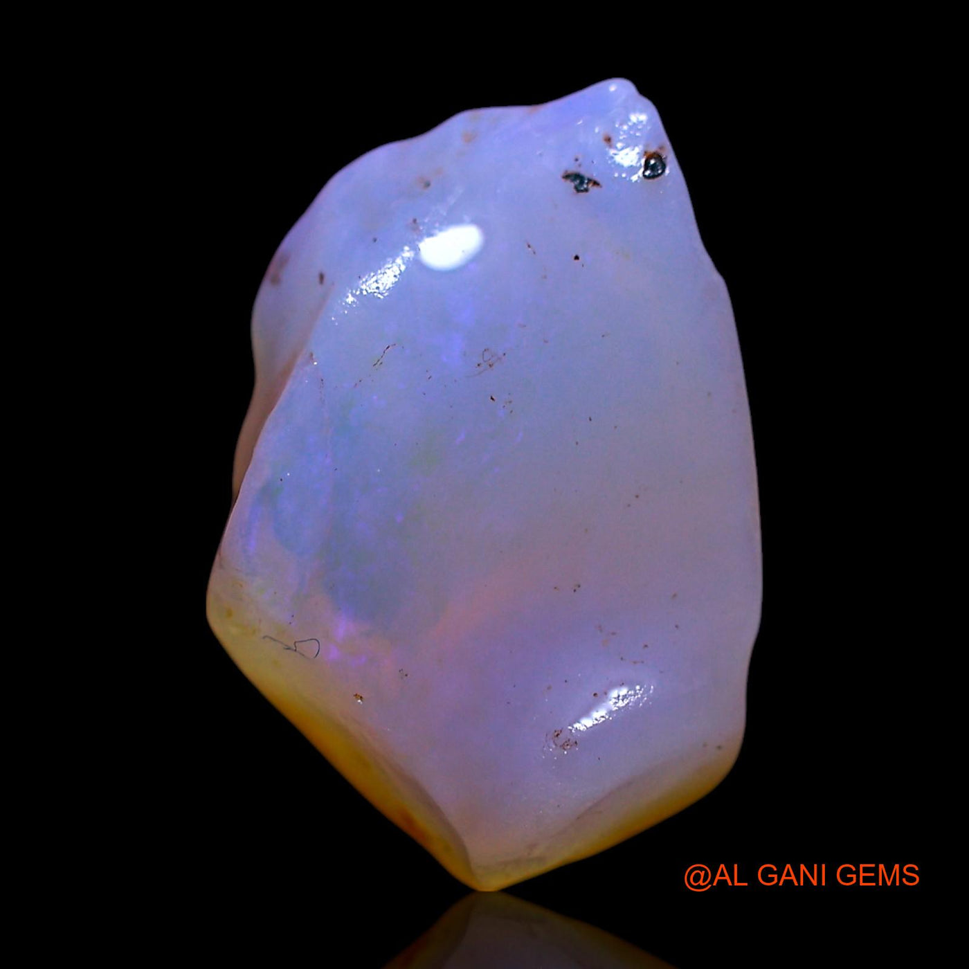 Natural Untreated Fire Opal Loose Gemstone Fancy Rough From Australia 6.00 Cts 15x10x8 mm RF-651