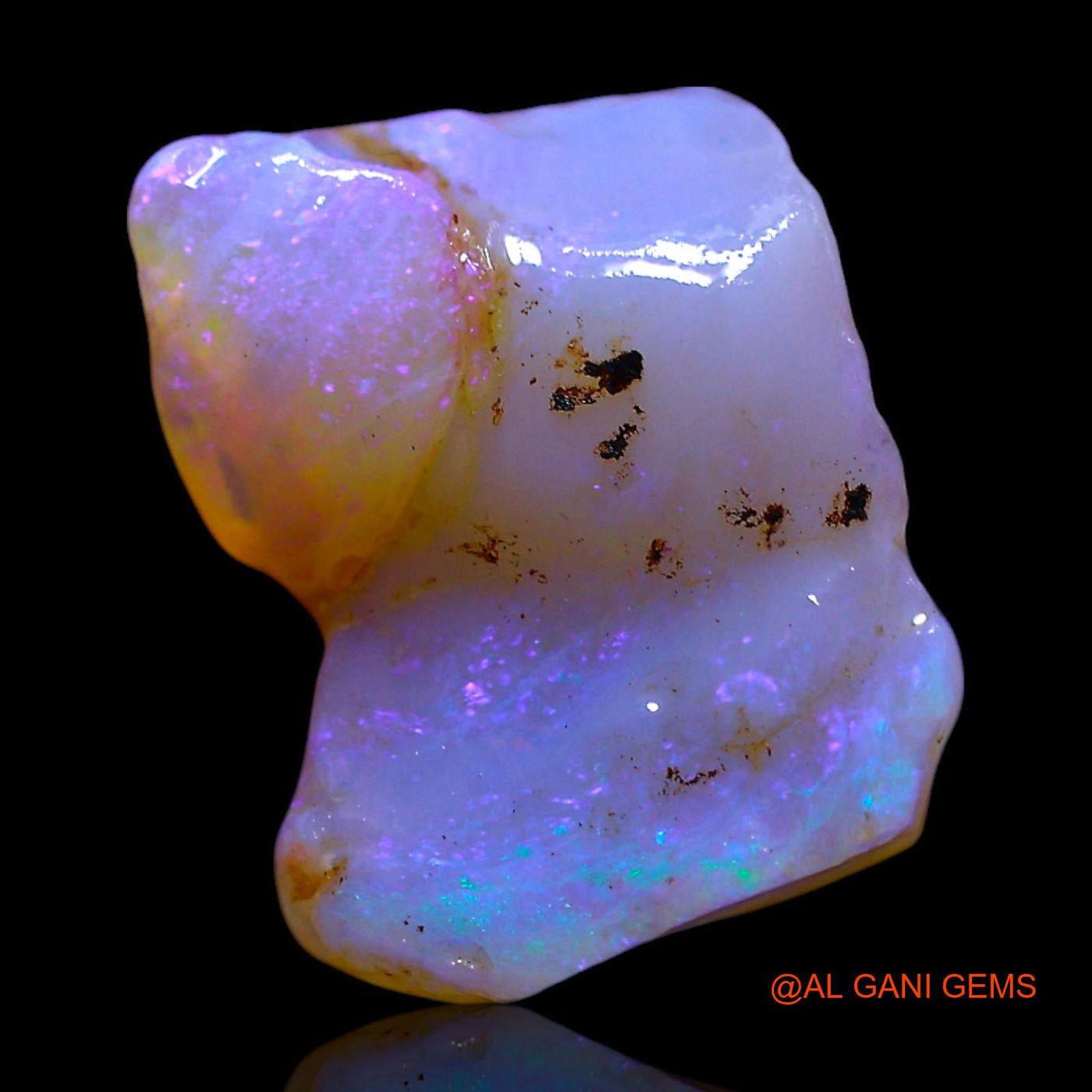 5.00 Cts Natural Australian Fire Opal Loose Gemstone Fancy Rough 13x9x8 mm RF-652