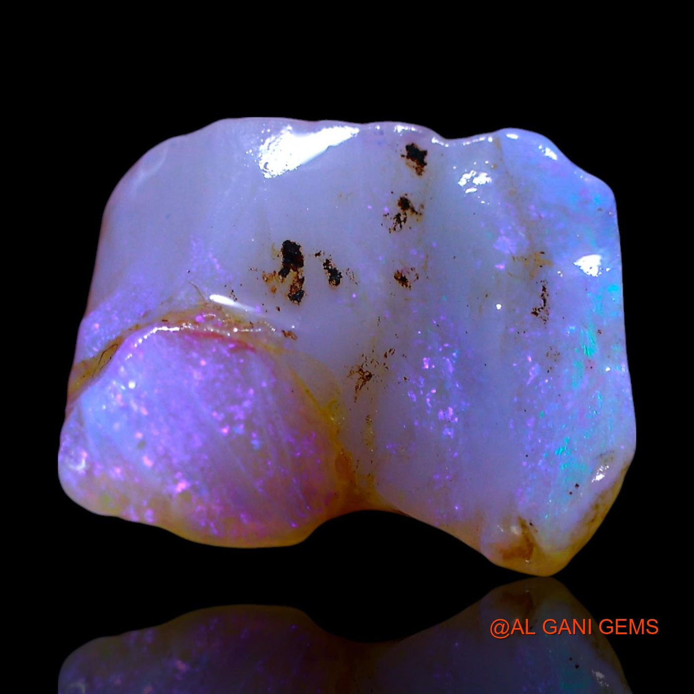 5.00 Cts Natural Australian Fire Opal Loose Gemstone Fancy Rough 13x9x8 mm RF-652