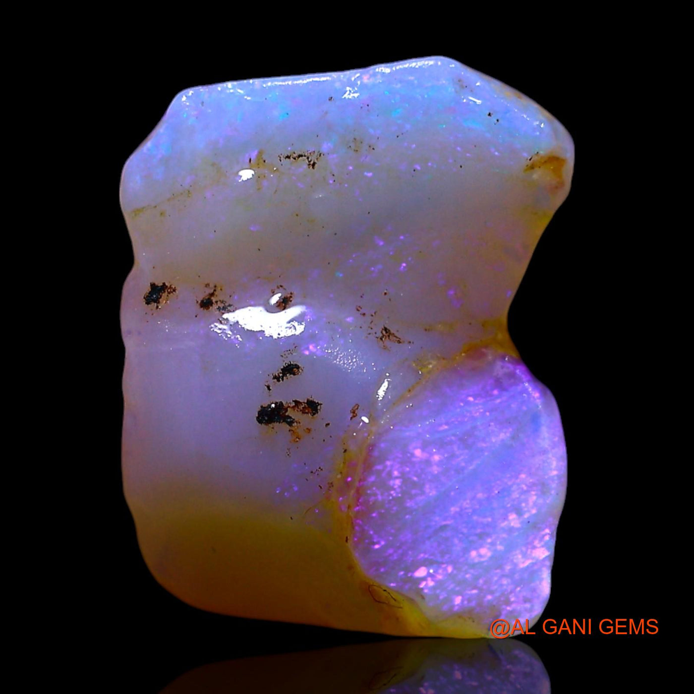 5.00 Cts Natural Australian Fire Opal Loose Gemstone Fancy Rough 13x9x8 mm RF-652