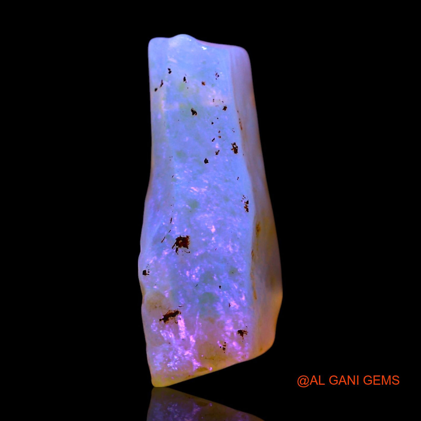 Natural Untreated Fire Opal Loose Gemstone Fancy Rough From Australia 3.00 Cts 15x7x5 mm RF-657