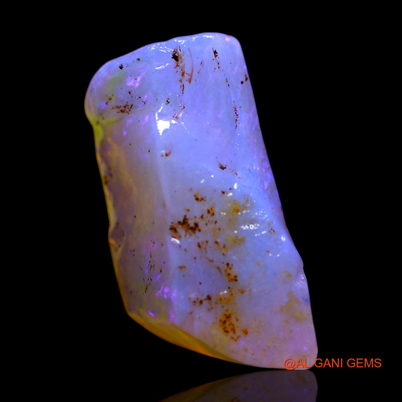 Natural Untreated Fire Opal Loose Gemstone Fancy Rough From Australia 3.00 Cts 15x7x5 mm RF-657