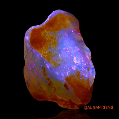 Natural Fire Opal Gemstone 3.00 Cts Loose Fancy Rough From Australia 13x10x6 mm RF-659