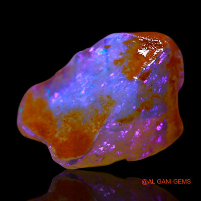Natural Fire Opal Gemstone 3.00 Cts Loose Fancy Rough From Australia 13x10x6 mm RF-659