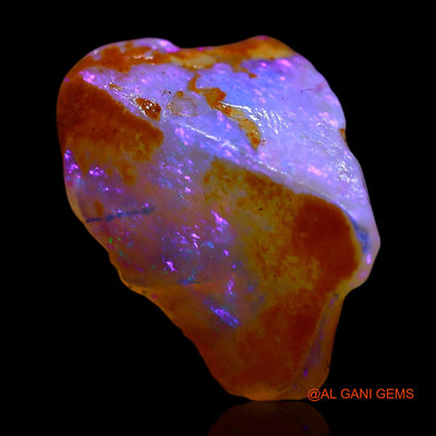 Natural Fire Opal Gemstone 3.00 Cts Loose Fancy Rough From Australia 13x10x6 mm RF-659