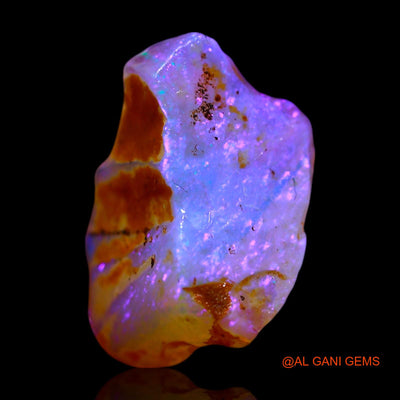 Natural Fire Opal Gemstone 3.00 Cts Loose Fancy Rough From Australia 13x10x6 mm RF-659
